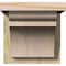 Ekena Millwork Yorktown Rough Sawn Corbel w/Backplate, Douglas Fir, 8"W x 8"D x 8"H COR08X08X08YOR01RDF - alternate 2